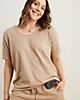 Aerie Boyfriend Distressed V-Neck Oversized T-Shirt | American Eagle Outfitters (US & CA)