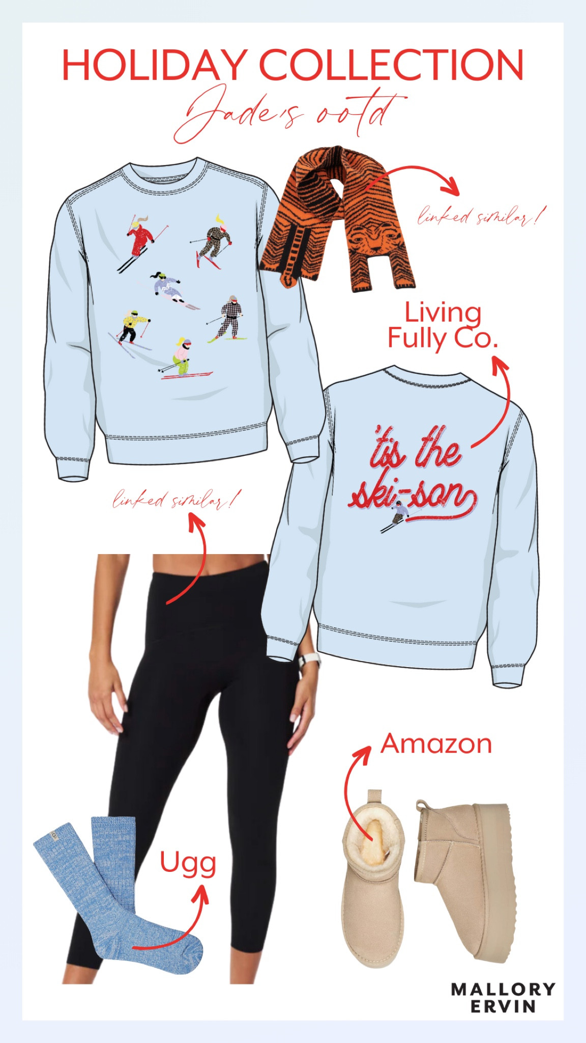 Jade’s tis the skison OOTD ❄️❤️🎿  

#LTKStyleTip #LTKBump #LTKHoliday