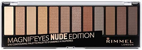 Rimmel Magnif'eyes Eyeshadow Palette, 001 Nude Edition, Pack of 1 | Amazon (US)