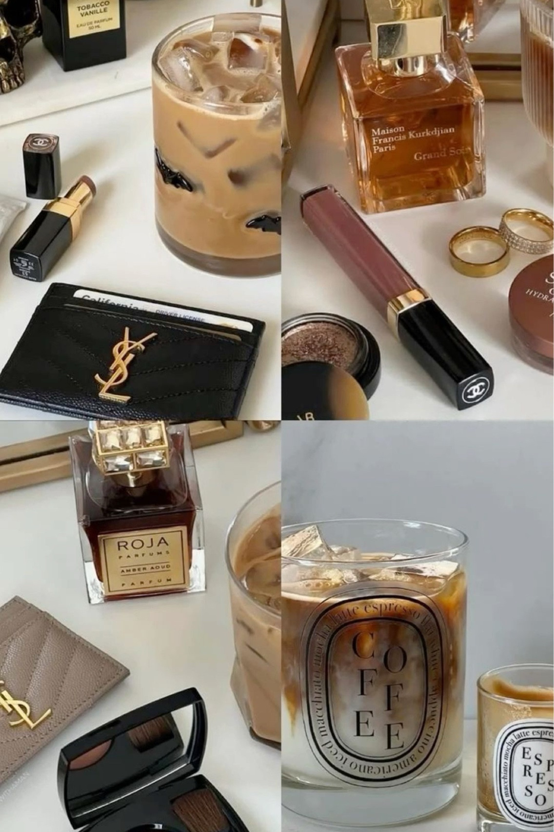 Elevating everyday essentials ✨ Luxe details, timeless beauty, and a touch of sophistication—because elegance is in the little things. 🖤 

	1.	#LuxuryLifestyle
	2.	#LuxuryFlatlay
	3.	#ChanelBeauty
	4.	#YSLLove
	5.	#DiptyqueCandles
	6.	#DesignerEssentials
	7.	#TimelessElegance
	8.	#BeautyFlatlay
	9.	#FlatlayGoals
	10.	#MinimalLuxury
	11.	#ChicDetails
	12.	#DailyLuxury
	13.	#StyleInspo
	14.	#LuxuryAddict
	15.	#SophisticatedStyle
	16.	#ElegantAesthetic
	17.	#FlatlayInspo
