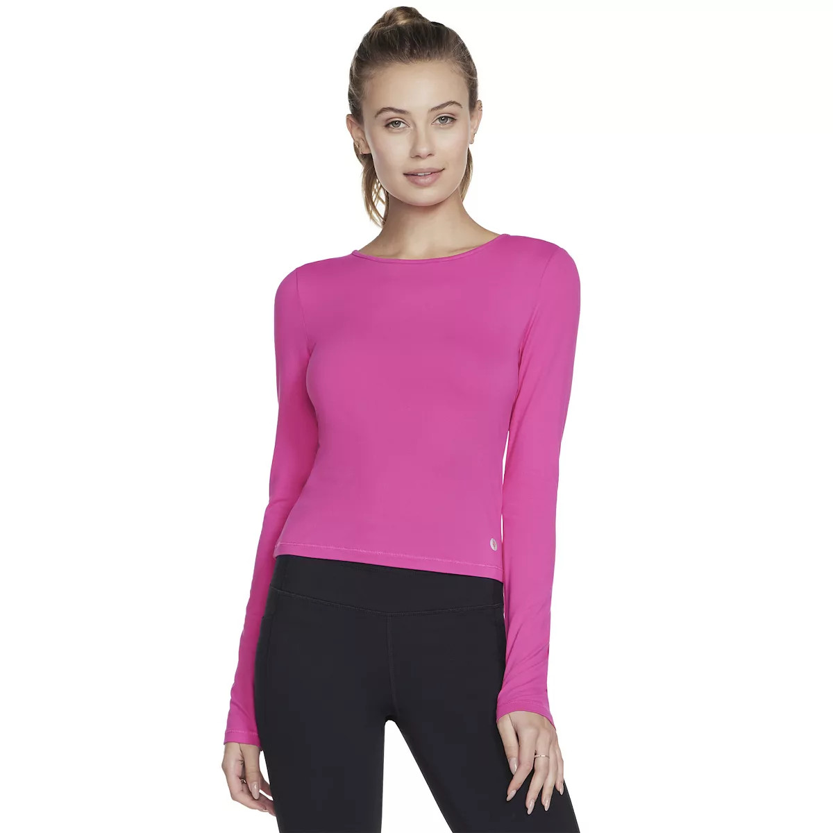 Women's Skechers® GODRI® Serene Crop Long Sleeve Tee | Kohl's