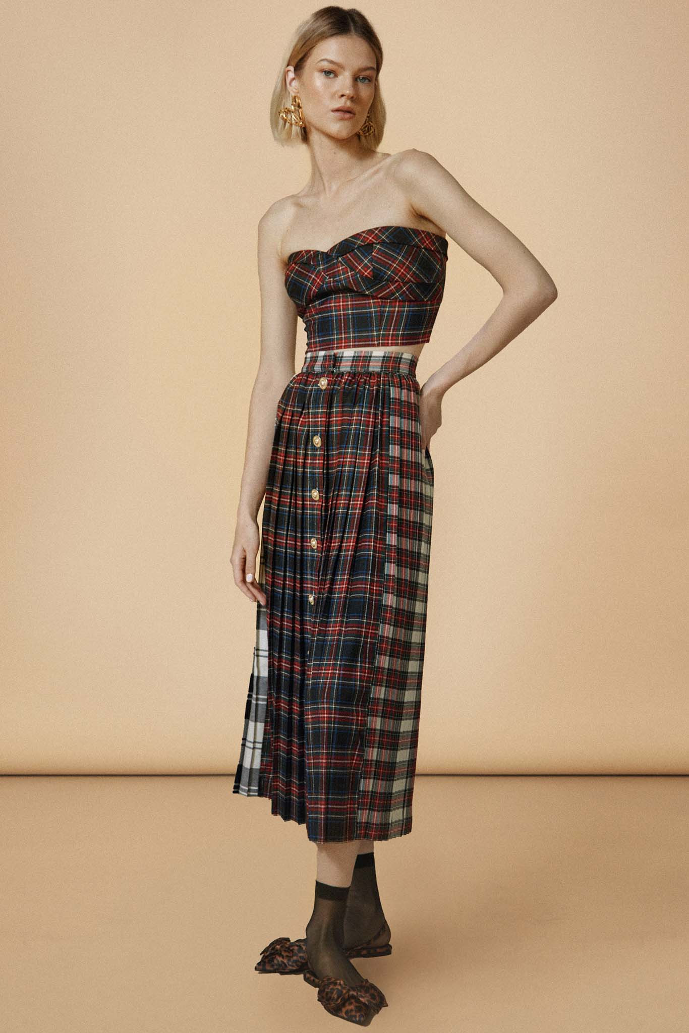 Harlan Skirt | Plaid Skirt | Hunter Bell | Hunter Bell