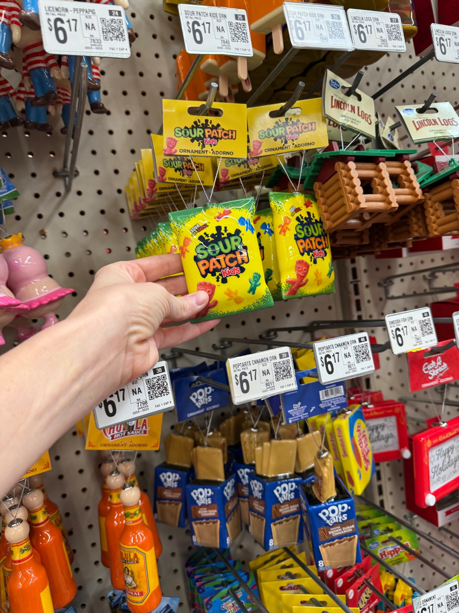 Sour patch ornament for food tree!