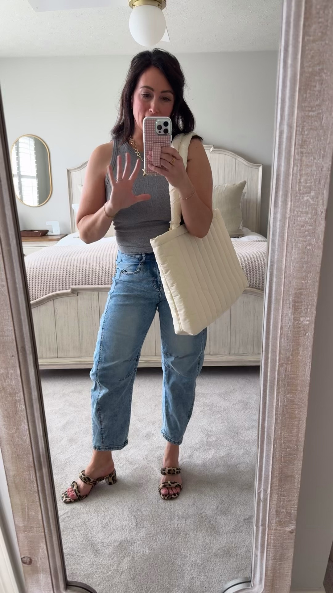 • medium tank 
• medium denim 
• heels true to size 

#LTKgrwm #LTKootd #LTKdayinmylife