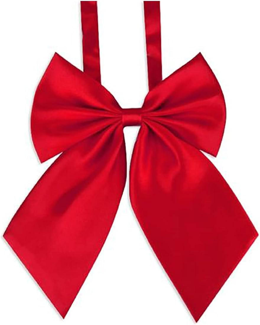 LOPURO Lady Adjustable Pre-tied Bow Tie, Pre Women Uniform Bow Tie Solid Color Bowties for Women ... | Amazon (US)