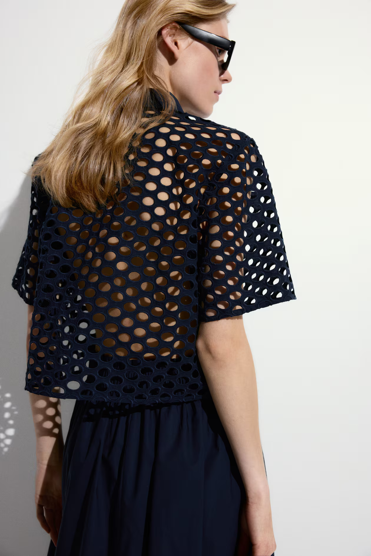 Eyelet-Embroidered Shirt | H&M (US + CA)