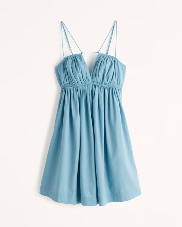 Women's Strappy Babydoll Mini Dress | Women's Clearance | Abercrombie.com | Abercrombie & Fitch (US)