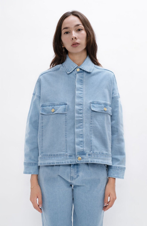 1People-US Arizona Denim Jacket in Sky at Nordstrom, Size Small | Nordstrom