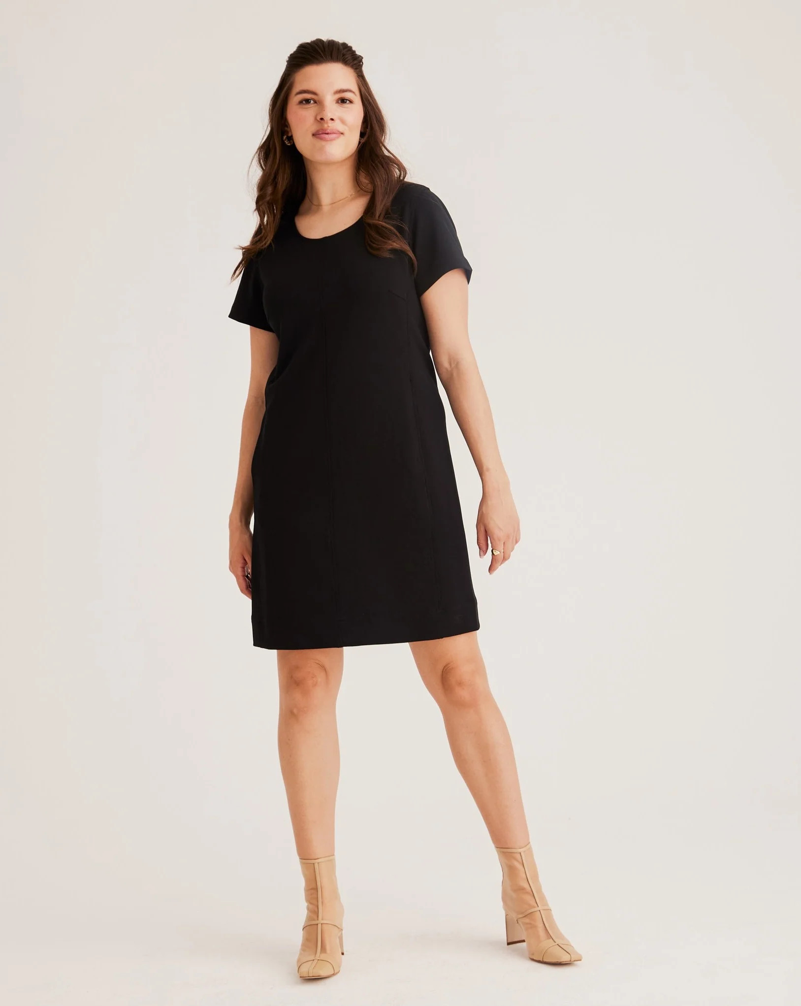 The Step Up A-Line in Cirrus Crepe | Brass Clothing