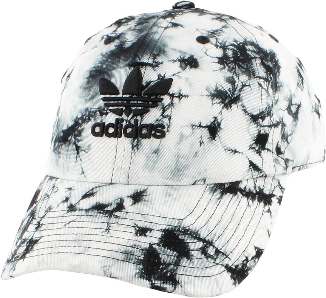 adidas Originals Women's Relaxed Tie Dye Strapback Cap, Black/White, ONE SIZE | Amazon (US)