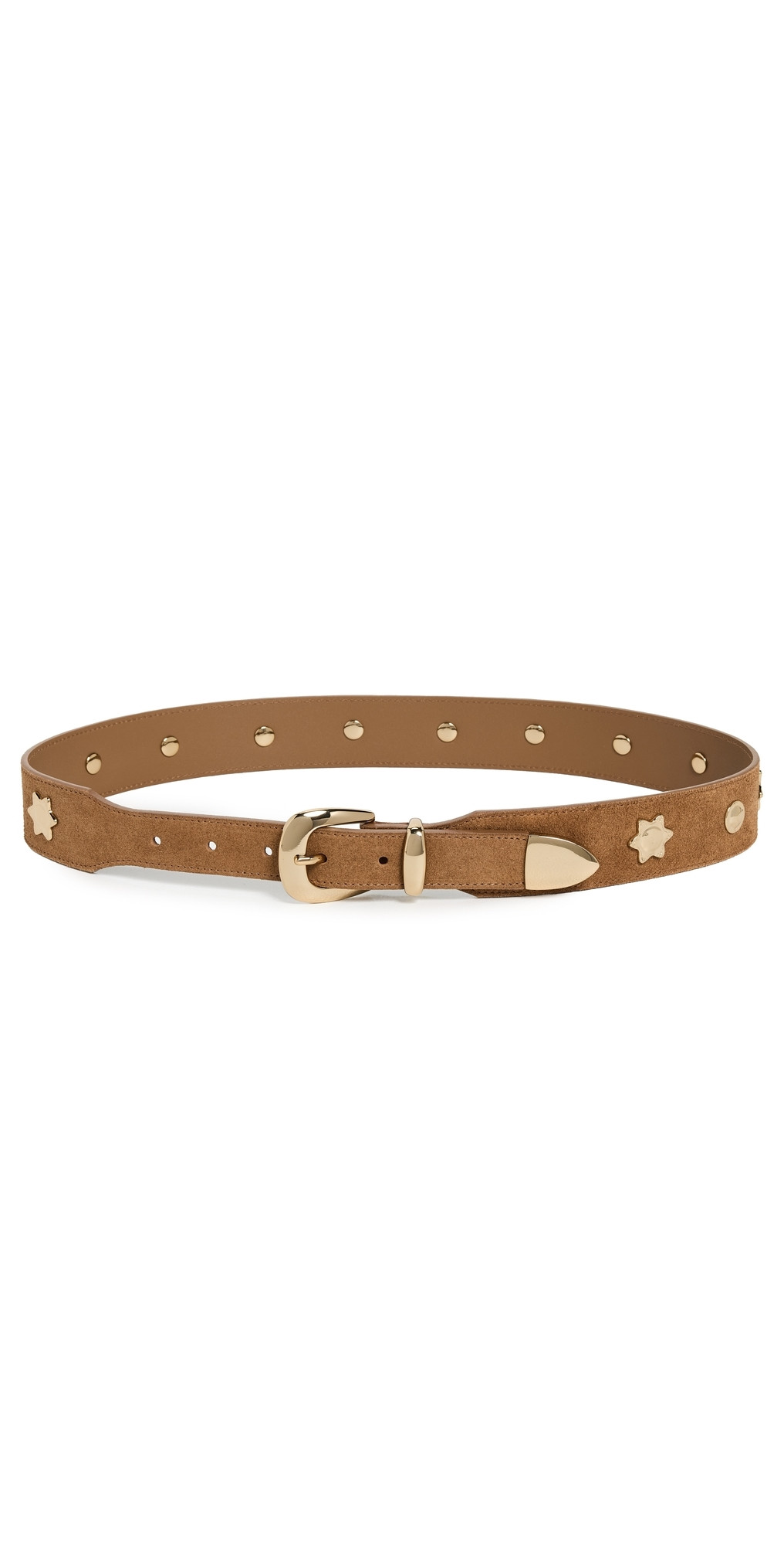 Madewell Western Sun Studded Belt Aged Cognac L | Shopbop