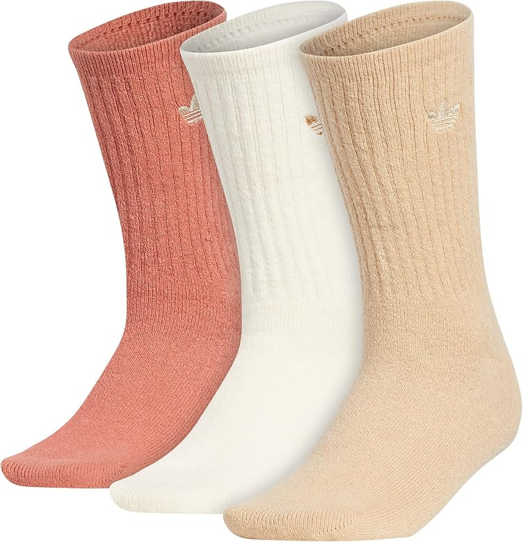 adidas Originals Women's Super Soft Cushy Comfort Cozy Socks (3-Pair) | Amazon (US)