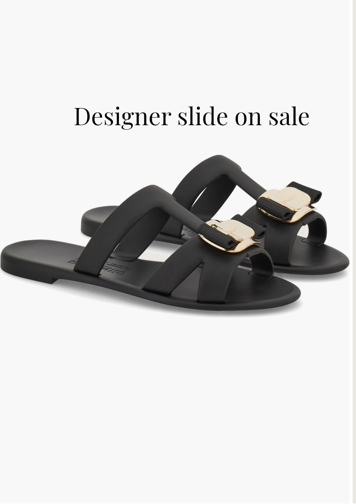 Designer summer slides on sale 

#LTKU #LTKTravel #LTKSaleAlert