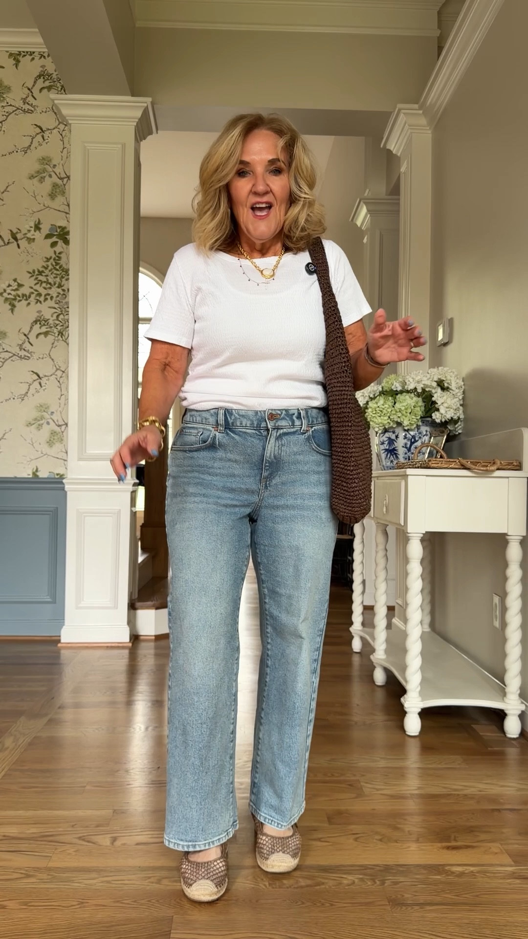 These espadrilles make getting dressed easier. Don’t want to wear a sandal? Need a closed toe? These are it. All day comfort. 
Jeans size 8 petite 
White tee medium 

The 7 pairs of shoes I’m reaching for on repeat. I do have some funky feet. And these work! Sure, I’m wearing other shoes too. Some I love as much! But these are the very basic minimum that you need to make any outfit work. All true to size. I’ll link a couple extra options. 

For the outfits I’ll link some main pieces, but they’re all in LTK as separate posts  

#LTKOver40 #LTKMothersDay #LTKootd

#LTKSaleAlert #LTKPetite