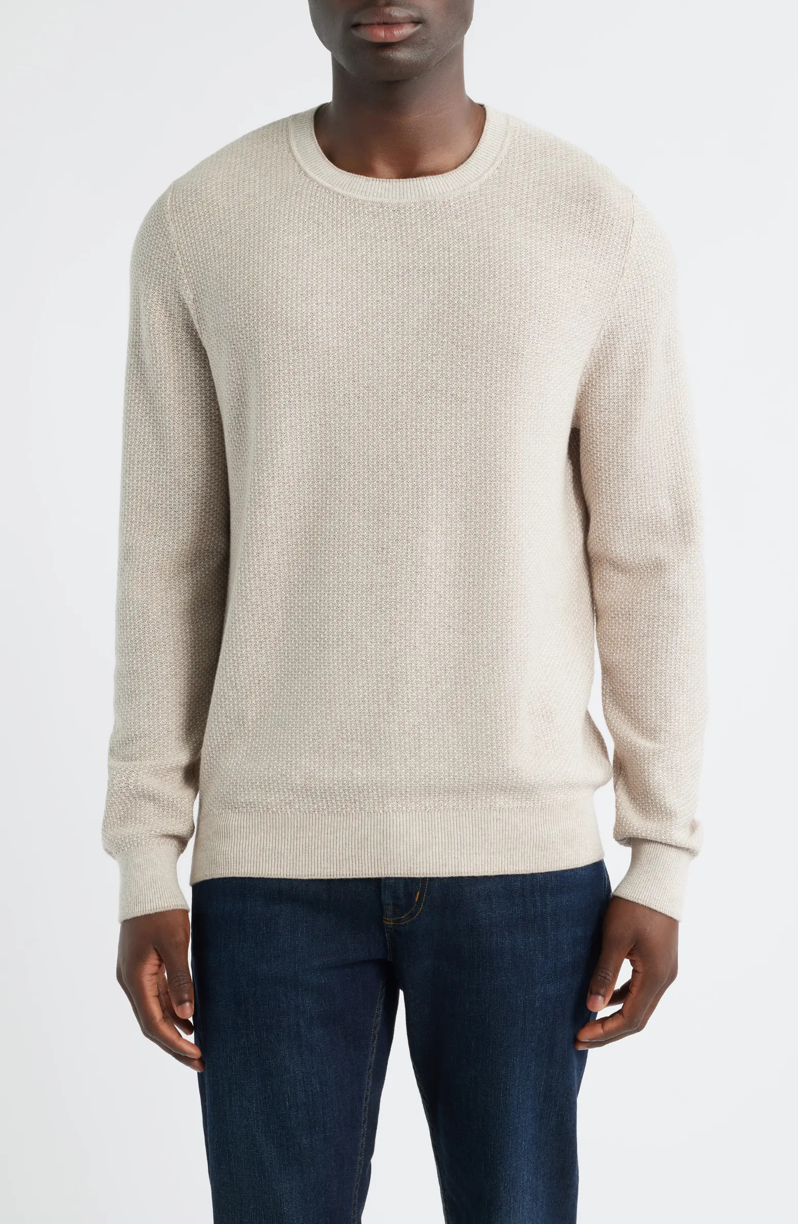 Texture Cotton & Cashmere Sweater | Nordstrom