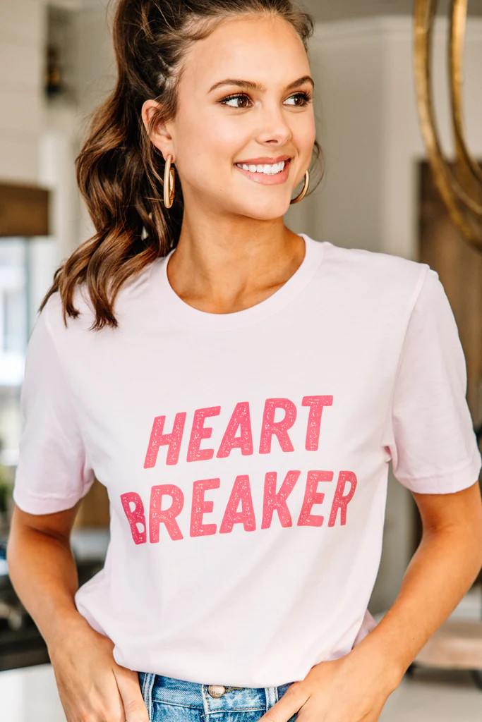 Heart Breaker Pink Graphic Tee | The Mint Julep Boutique