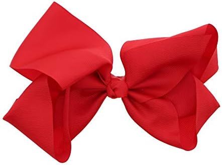 Amazon.com : 8 Inch Grosgrain Bow for Women and Girls-Red : Beauty & Personal Care | Amazon (US)
