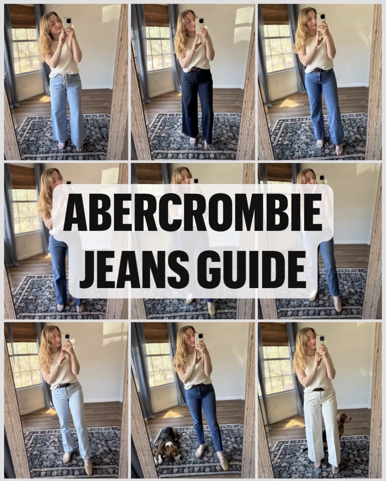 

i tried on different @abercrombie abercrombie jeans styles and was surprised by the styles i ended up loving the most!

all jeans are in my normal curve love 26 short, except the ankle straight jeans are in a 26 regular (i find the short too cropped for my liking)

my body type: 5’2 ish pear shape. usually a 26 petite.

low rise ultra loose - an unexpected fav! flattering, fun and cool. runs big, so i immediately ordered a smaller size before they sold out.

high rise wide leg - love! chic & flattering. a lil more structured looking than the ultra loose. tts, maybe on the big side

high rise loose - my go to pair. i’ve had these for 3 years now. they are flattering + can be dressed up or down. tts

ultra high rise 90s straight - i’ve had these for 3+ years and i don’t wear them as much these days. the ultra high rise is starting to feel a little outdated and uncomfortable tbh. i do love them in the fall with a heeled bootie though! tts

high rise 90s straight - a little less intense of a high rise as the ultra high rise. i did love these, but not as much as the more relaxed fits. tts

mid rise 90s straight - my everyday pair! mid rise is my new standard! same fit as the ultra and high rise, but mid rise. they fit just below my belly button. i wear this pair of jeans allll the time. tts

high rise 90s relaxed - i personally only love these with a heeled shoe. otherwise, i feel a little sloppy. they aren’t baggy enough to look fun & cool like the low rise ultra loose, but they aren’t fitted and chic like the straight. however, with heels? obsessed! tts

high rise trouser jean - obsessed! perfect for work, going out and casual chic outfits. these run a tiny bit big, but i also think having a little room adds to the style. 

ultra high rise ankle straight - i used to love this fit, but i rarely wear them now. they give me
skinny jeans vibes, which is fine. tts. 



#LTKSpringSale #LTKootd #LTKSeasonal