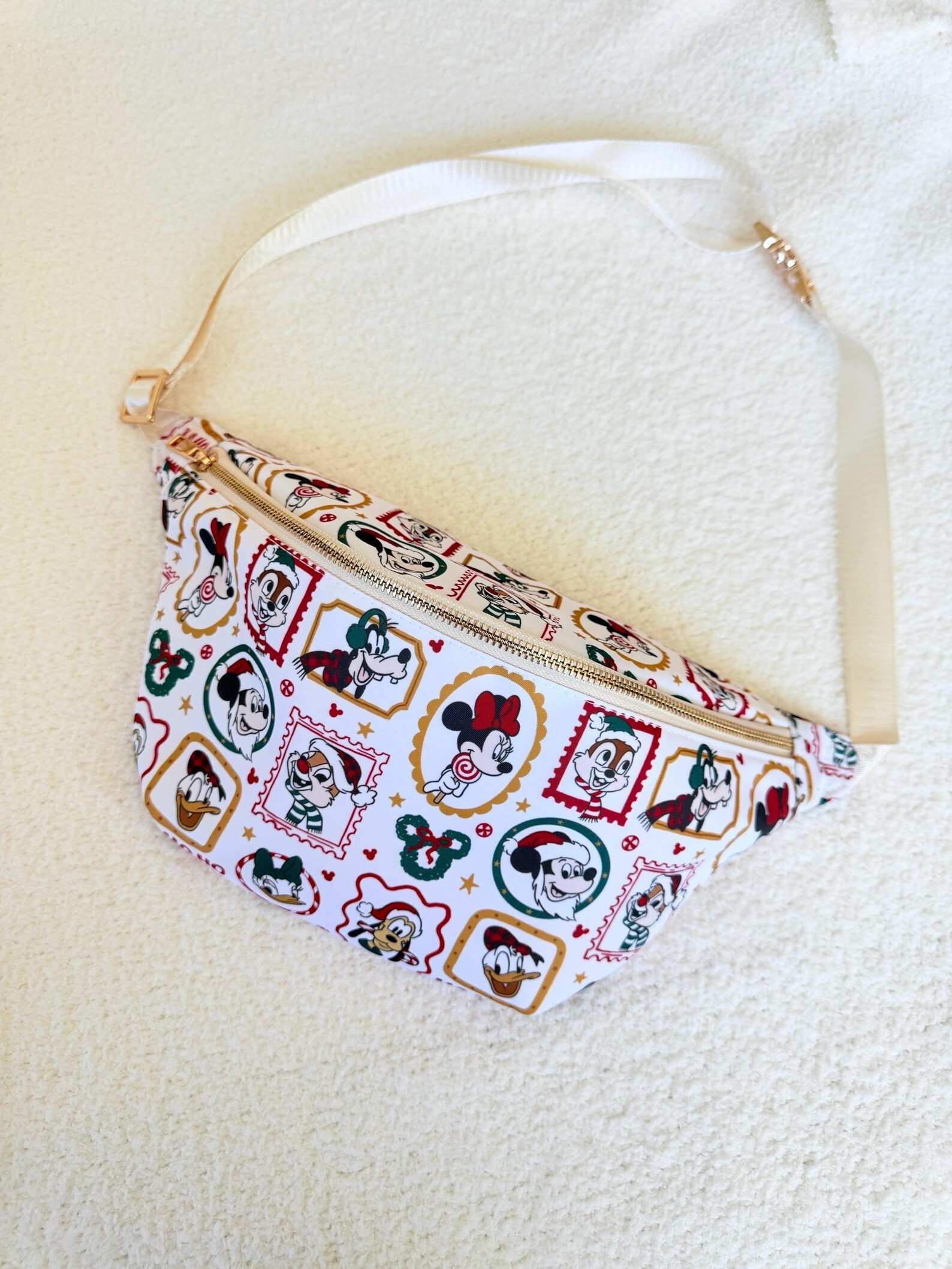 Holiday Stamps Characters XL Belt Bag- Christmas Holiday Belt Bag - Magical Characters - Etsy | Etsy (US)