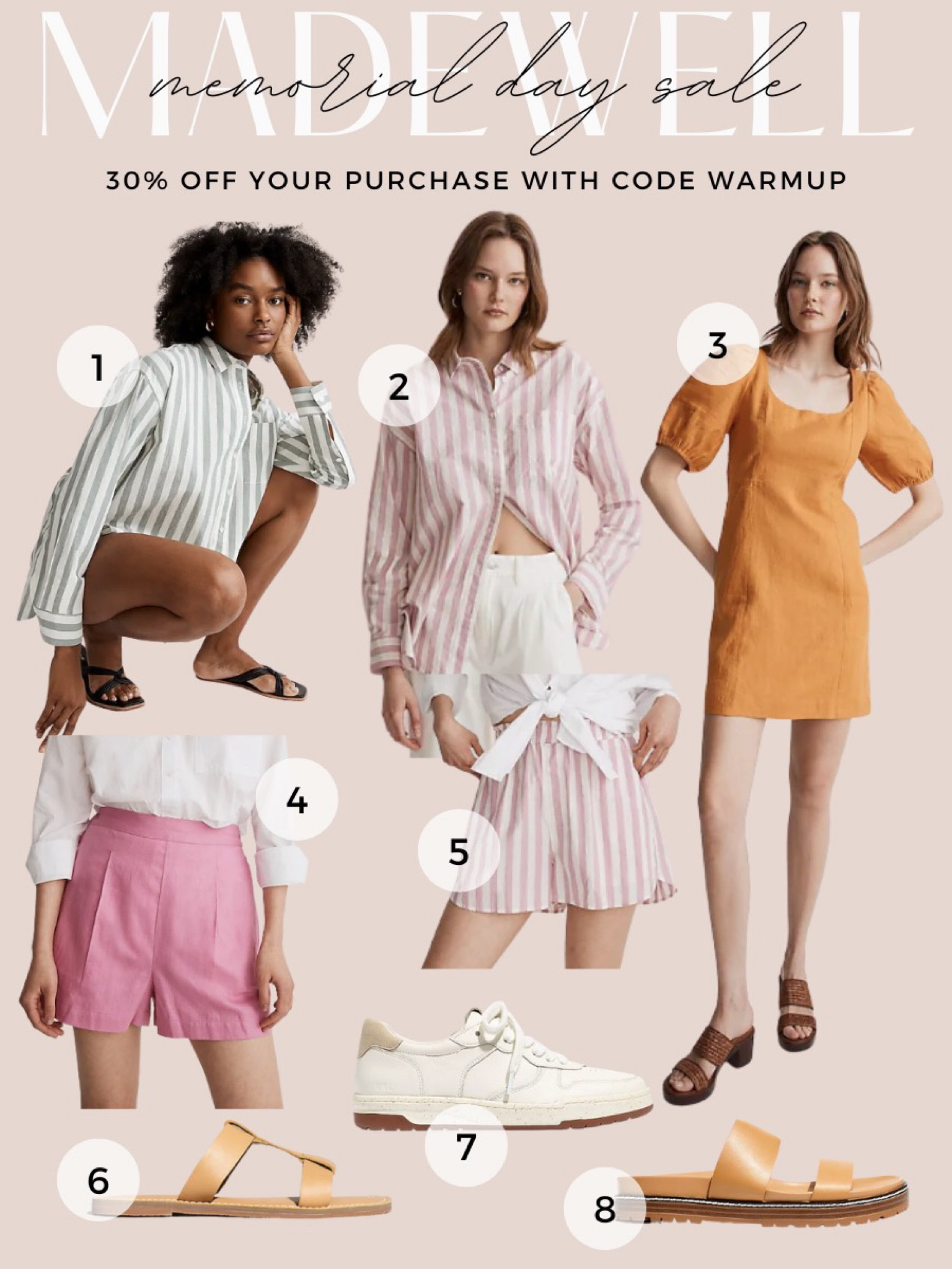 Madewell Memorial Day Sale favorites! 30% off your purchase with code WARMUP

#LTKsalealert #LTKSeasonal #LTKstyletip