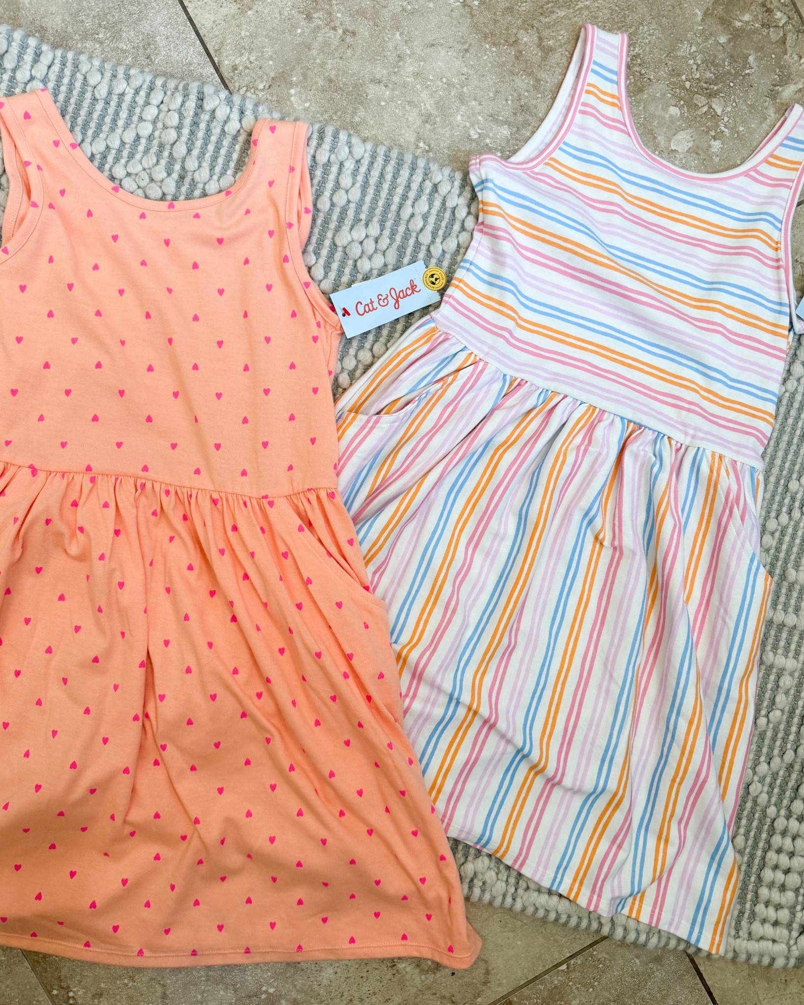 These summer dresses for girls are on clearance at Target!🎯 

I grabbed a couple for my daughter to wear to church for the rest of summer. Super easy throw on and go (when we are inevitably running late).⏰ 🫣

Lots of summer clearance happening now! (Even though the Texas heat is just getting started!)

#targetdeals

#LTKSaleAlert #LTKFamily #LTKKids
