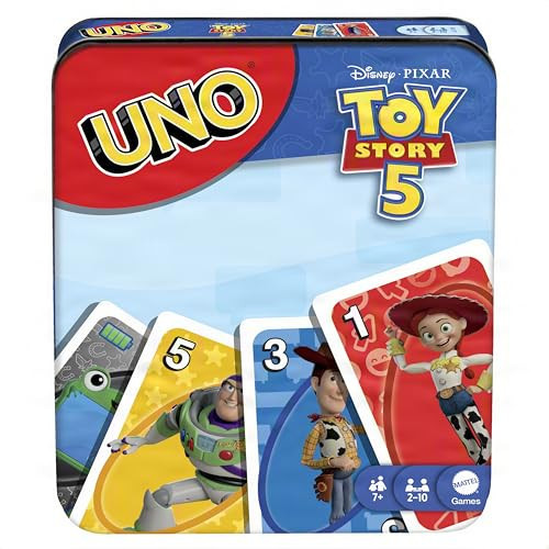 Mattel Games UNO Disney and Pixar Toy Story 5 Card Game | Amazon (US)