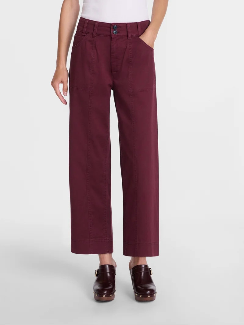 Scenario Women's Wide Leg Utility Pant, Sizes 0-20 | Walmart (US)