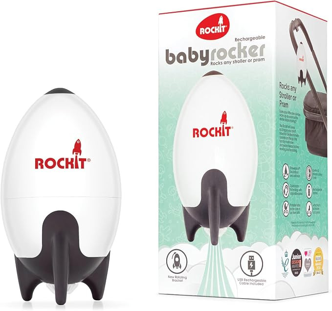 Rockit Rocker Rechargeable Pram Rocker - Baby Pushchair Rocking Device, Soothing Motion for Strol... | Amazon (UK)