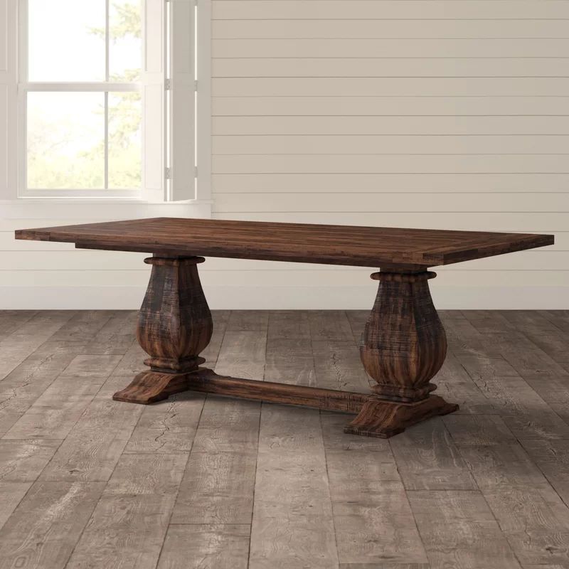 Calila Acacia Solid Wood Dining Table | Wayfair North America