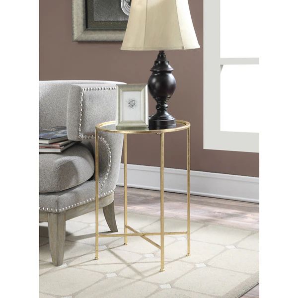 Silver Orchid Grant Mirrored End Table | Bed Bath & Beyond