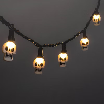 20ct LED Skull Halloween String Lights - Hyde & EEK! Boutique™ | Target