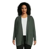 Terra & Sky Women's Plus Size Open Front Cardigan | Walmart (US)