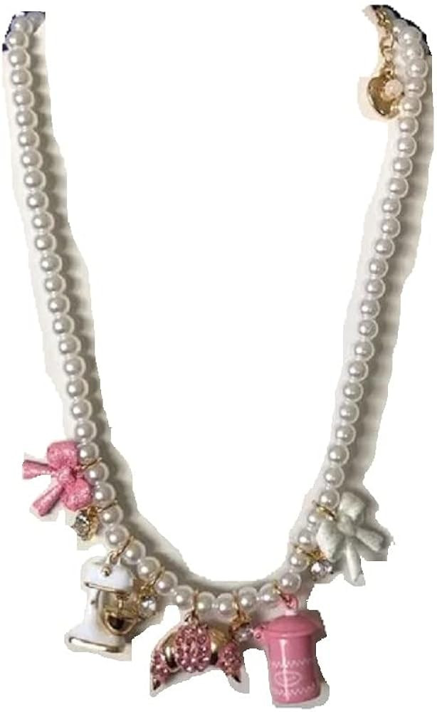 Betsey Johnson Baby Cakes Pearl Charm Necklace | Amazon (US)