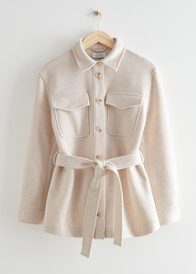 Belted Patch Pocket Overshirt | & Other Stories (EU + UK)