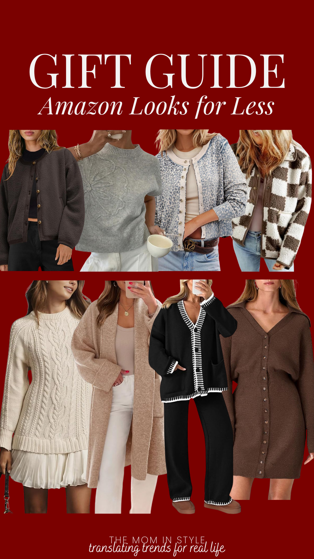 Amazon looks for less, gifts for her, designer inspired, Christmas gift ideas from Amazon, themominstylee
 

#LTKHoliday #LTKSeasonal #LTKGiftGuide