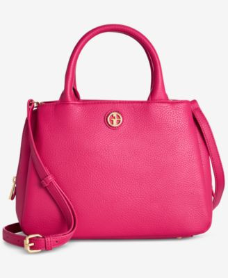 Pebble Small Satchel Bag | Macy's