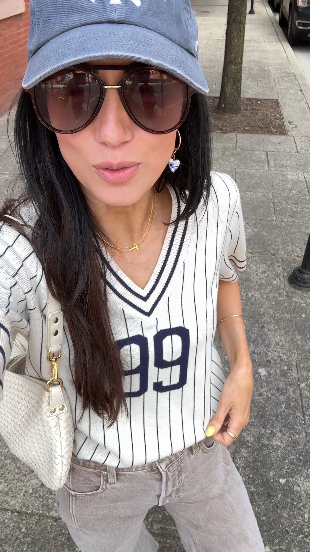 Comfy and put together- this fit was perfect for a museum and road trip too. 