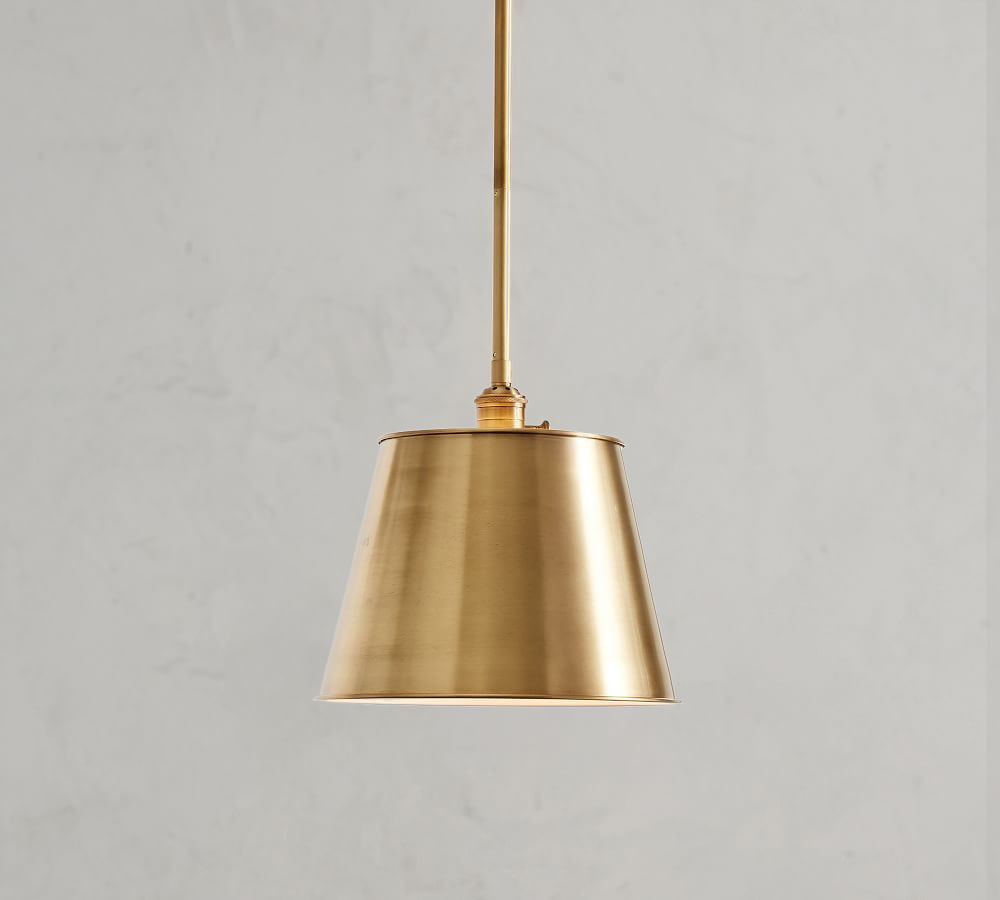 Tapered Metal Pole Pendant | Pottery Barn (US)