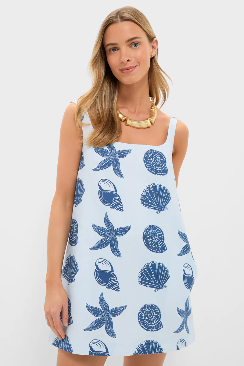 Blue Shell Cappie Mini Dress | Tuckernuck (US)