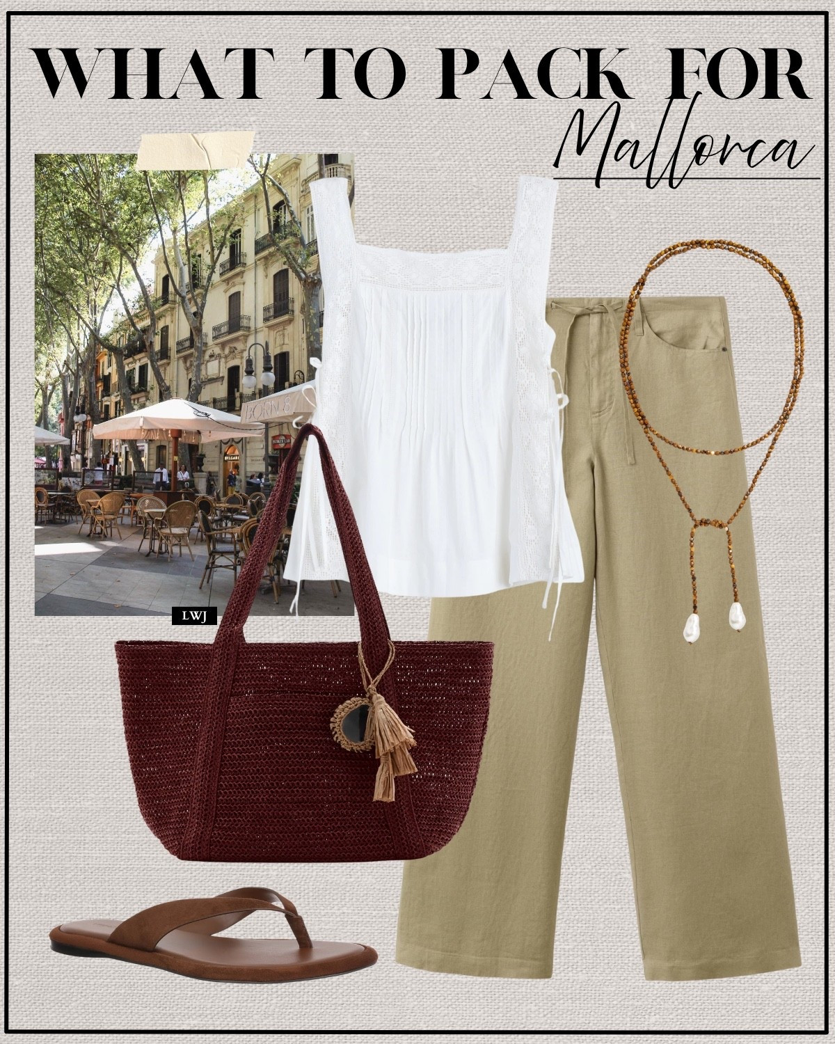 what to pack for mallorca in a carry-on 

travel capsule / europe summer / minimal style / spain outfits  

 #LTKootd #LTKTravel