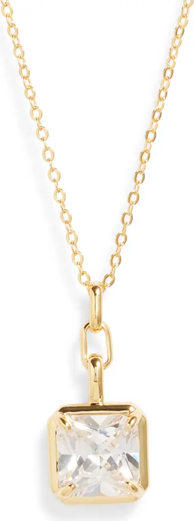 Demi Fine Radiant Cubic Zirconia Pendant Necklace | Nordstrom
