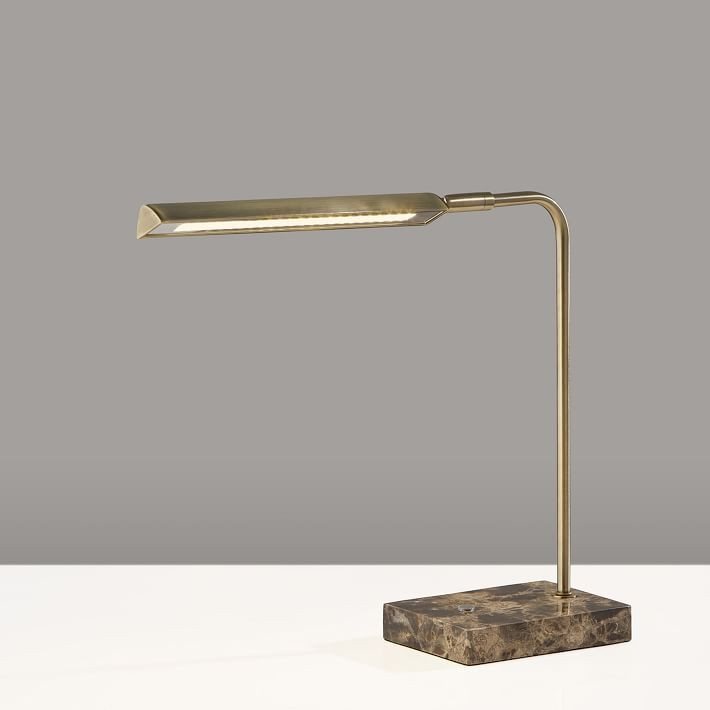 Marble Task LED Desk Lamp | West Elm (US)
