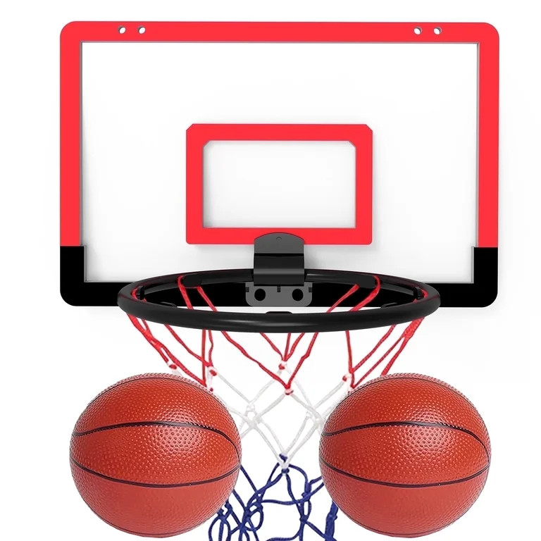 Lvelia Mini Basketball Hoop Indoors for Kids Toddlers, Wall Mounted Basketball Hoop Indoor, Mini ... | Walmart (US)