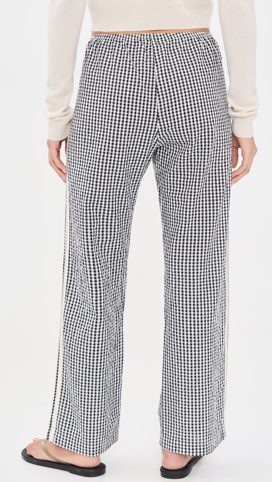 DONNI. The Cotton Gingham Stripe Crop Pants | Shopbop | Shopbop
