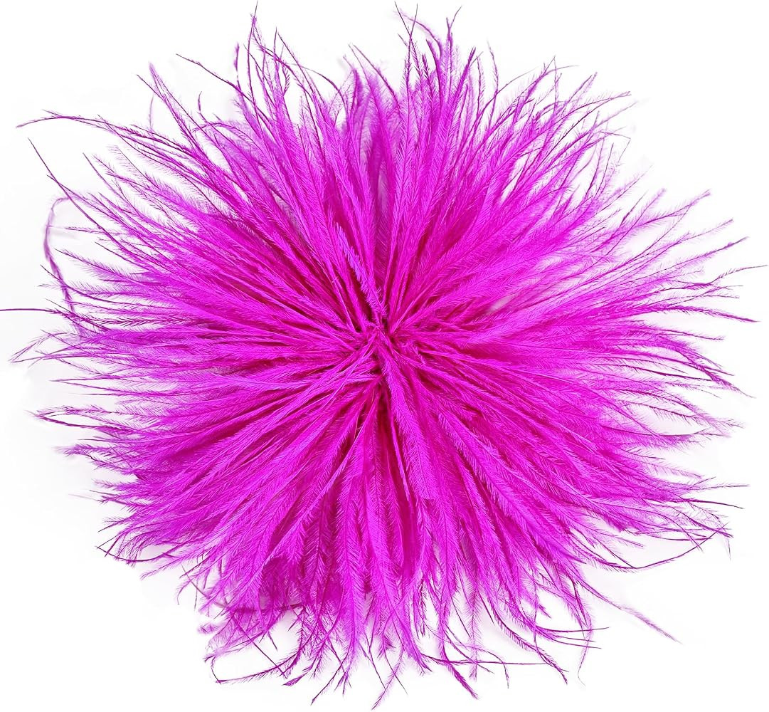 THARAHT Feather Flower Brooch Pin 150mm Elegant Floral Lapel Pin for Women Men Suit Dress Shawl A... | Amazon (US)