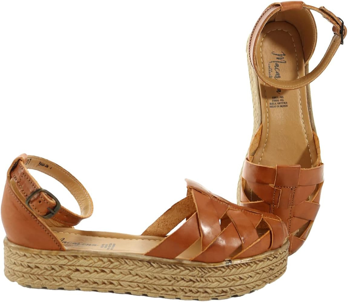 Sandals women Huarache Sandal Colorful Leather Mexican Style Color Shedron 07 | Amazon (US)