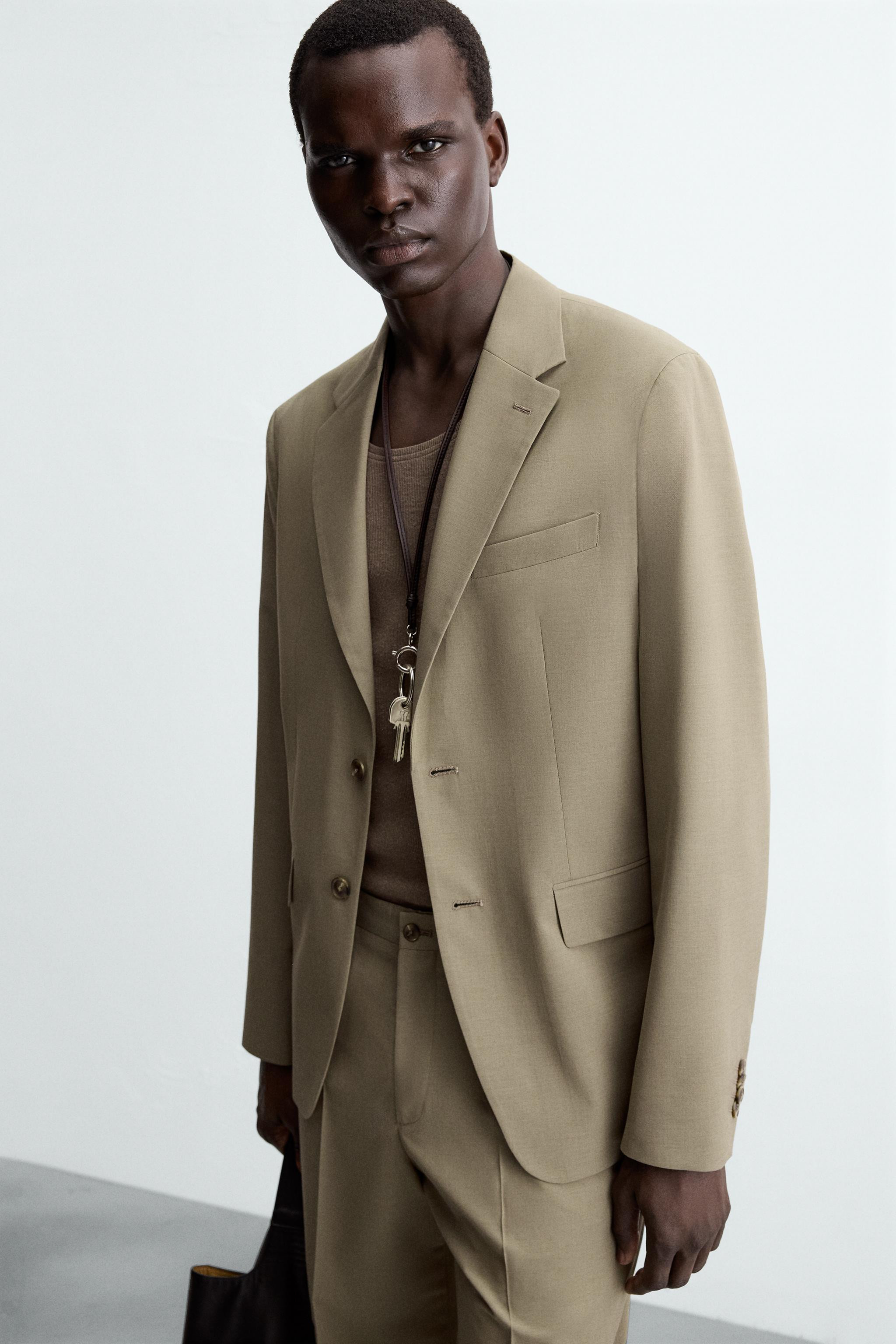 TEXTURED SUIT BLAZER | Zara UK