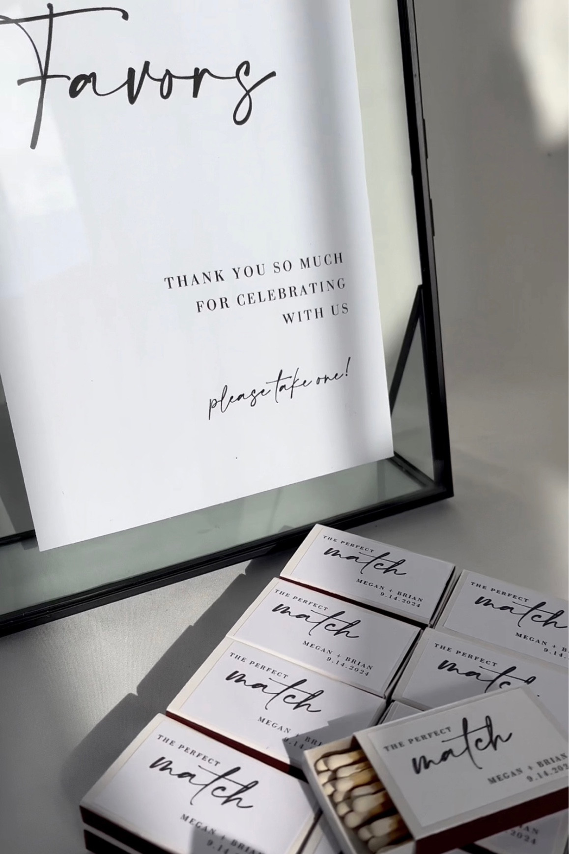 Wedding Match Box Favors

#LTKwedding