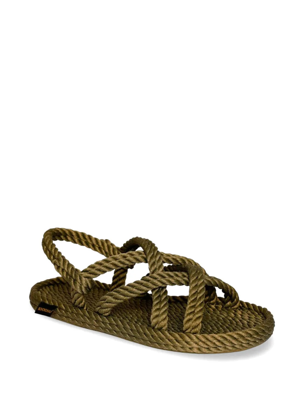 BOHONOMAD rope flat sandals - Green | Farfetch Global
