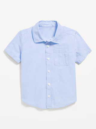 Short-Sleeve Oxford Shirt for Toddler Boys | Old Navy (US)